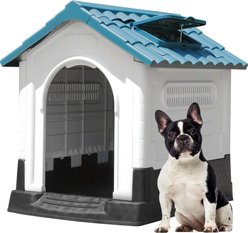 Yitahome Folding Outdoor Plastic Dog House, Small