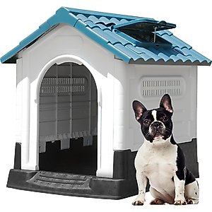 Yitahome Folding Outdoor Plastic Dog House, Small