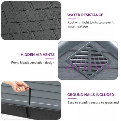 Show full view: Yitahome Plastic Shelter Dog House slide 6 of 6