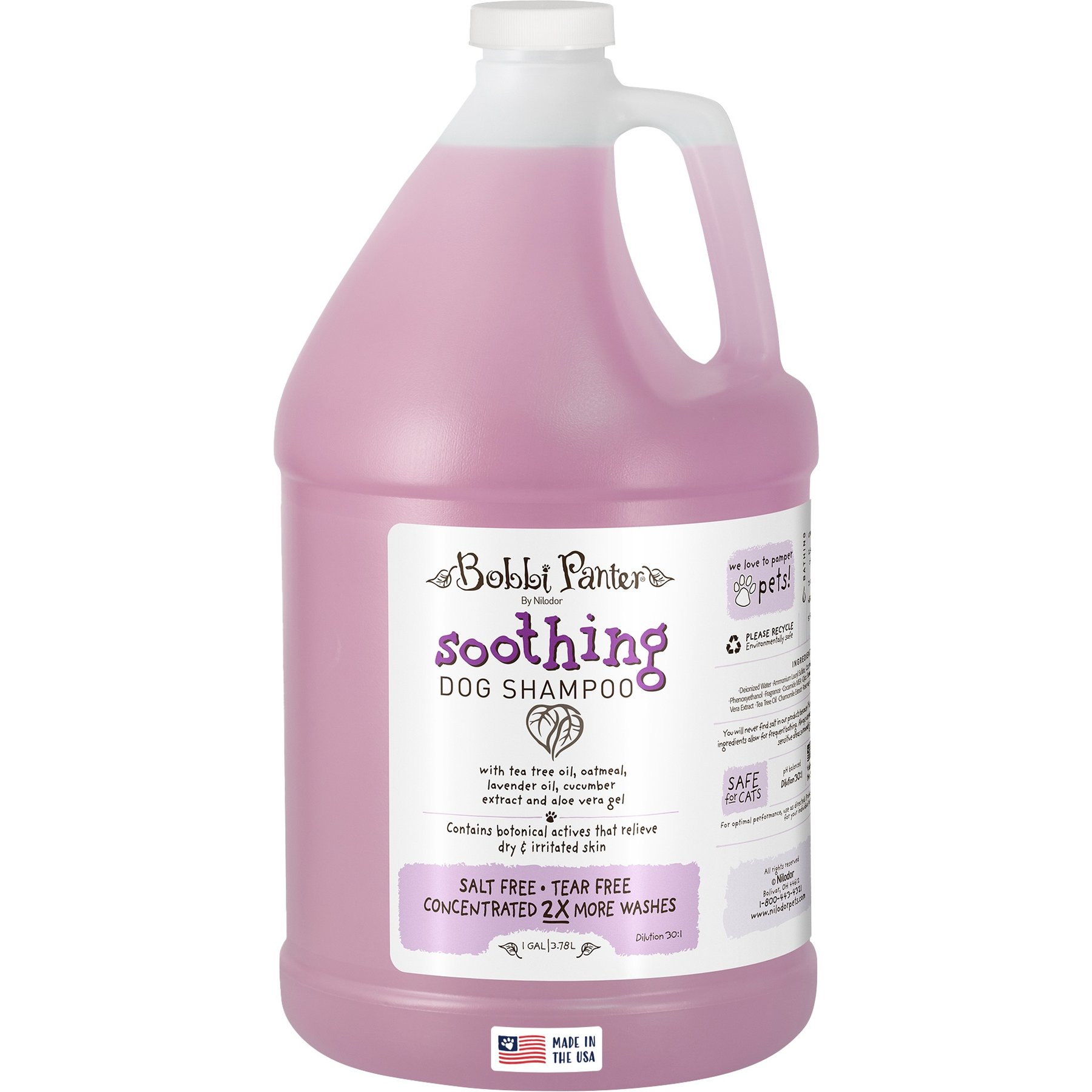 Bobbi Panter Botanical Soothing Dog Shampoo, 1-gal bottle, 2 count