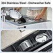 Show in main carousel: Casfuy SY-W08 Ultra-Quiet Multi-Filtration Stainless Steel Dog & Cat Water Fountain, 119-oz slide 4 of 8