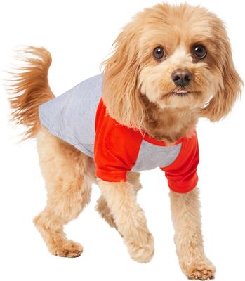 Show full view: Frisco Baseball Dog & Cat T-Shirt, Red, Small slide 3 of 10