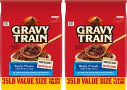 Gravy Train Beefy Classic Dry Dog Food, 70-lb bundle