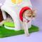 Show in main carousel: Happy & Polly Magic Mushroom 29-in Flannel Cat Tree, Red slide 4 of 8