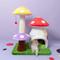 Show in main carousel: Happy & Polly Magic Mushroom 29-in Flannel Cat Tree, Red slide 1 of 8