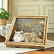 Show in main carousel: Happy & Polly Retro Art Bloomy Flower Cat House with Scratcher slide 2 of 10