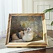 Show in main carousel: Happy & Polly Retro Art Bloomy Flower Cat House with Scratcher slide 4 of 10