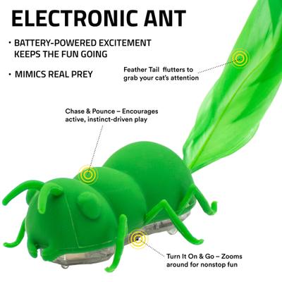 Show full view: Playology Motorized Ant Cat Motion Toy slide 3 of 9