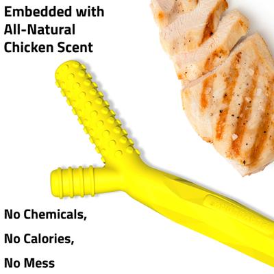 Show full view: Playology Scented Fetch Stick Dog Toy, Jumbo, Chicken Scented slide 5 of 10