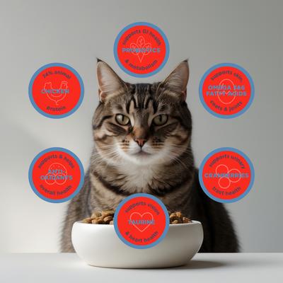 Show full view: Blackwood Duck Meal, Salmon Meal & Field Pea Grain-Free Dry Cat Food, 4-lb bag slide 6 of 10