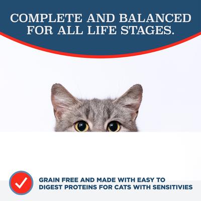 Show full view: Blackwood Duck Meal, Salmon Meal & Field Pea Grain-Free Dry Cat Food, 4-lb bag slide 4 of 10