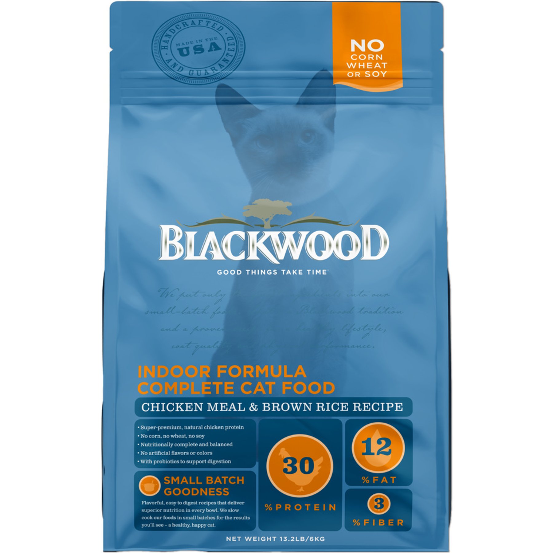 Blackwood Chicken Meal & Rice Recipe Indoor Dry Cat Food, 13.22-lb bag