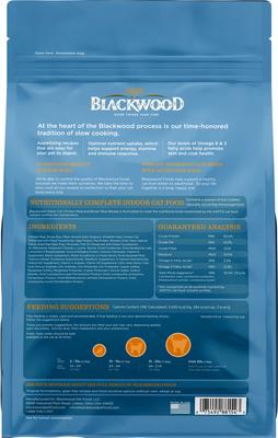 Show full view: Blackwood Chicken Meal & Rice Recipe Indoor Formula Dry Cat Food, 13.22-lb bag slide 7 of 10