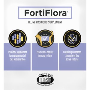 Purina Pro Plan Veterinary Diets FortiFlora Powder Probiotic Digestive Supplement for Cats, 30 count