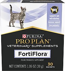 Purina Pro Plan Veterinary Diets FortiFlora Powder Probiotic Digestive Supplement for Cats, 30 count slide 1 of 8