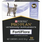 Purina Pro Plan Veterinary Diets FortiFlora Powder Probiotic Digestive Supplement for Cats, 30 count