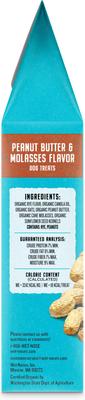 Show full view: Wet Noses Human Grade Organic Peanut Butter & Molasses Crunchy Dog Treats, 14-oz box slide 5 of 9