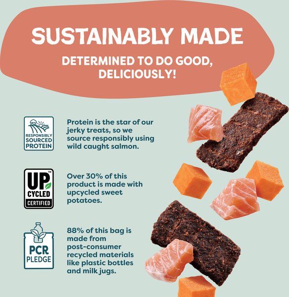 Show full view: Shameless Pets Salmon Jerky Dog Treats, 5-oz bag slide 8 of 11
