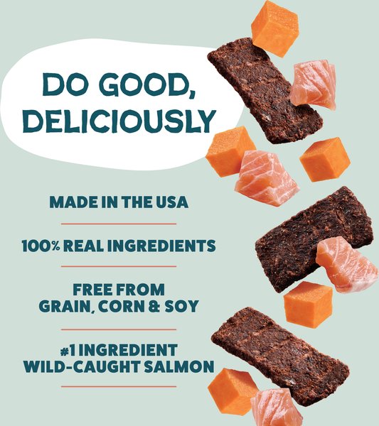 Show full view: Shameless Pets Salmon Jerky Dog Treats, 5-oz bag slide 4 of 11