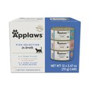 Applaws Fish Variety Pack in Broth Limited Ingredient Canned Wet Cat Food, 2.47-oz can, case of 12