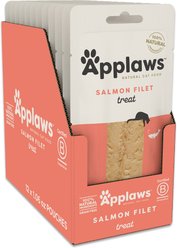 Applaws Loin Salmon Filet Grain-Free Cat Treats, 1.06-oz loin, case of 12