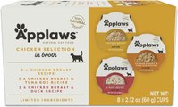 Applaws Chicken Selection in Broth Pot Variety Pack, 2.12-oz, case of 8