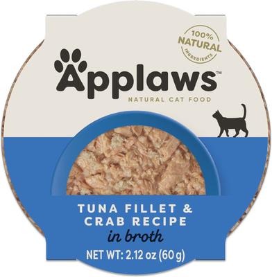 Show full view: Applaws Tuna with Crab in Broth Pot, 2.12-oz, case of 18 slide 3 of 8