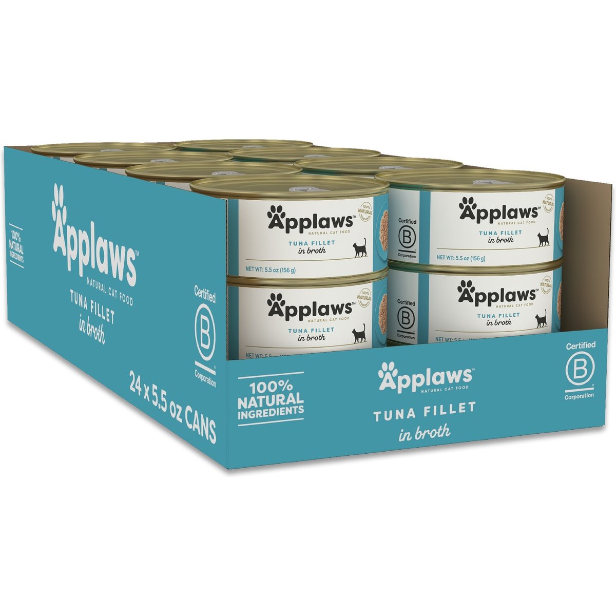 Applaws Tuna Fillet Canned Cat Food, 5.5-oz, case of 24