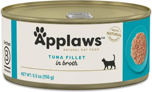 Show full view: Applaws Tuna Fillet Canned Cat Food, 5.5-oz, case of 24 slide 3 of 9