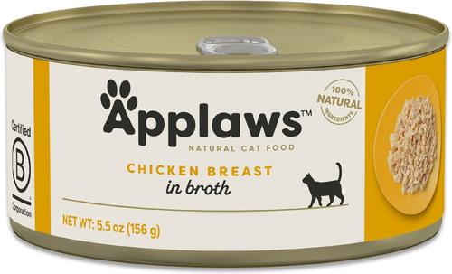 Show full view: Applaws Chicken Breast Canned Cat Food, 5.5-oz, case of 24 slide 3 of 9