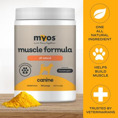 Show full view: MYOS Canine Muscle Formula Dog Supplement, 12.7-oz slide 8 of 11