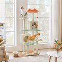 Yaheetech Paw-Shaped Play Cat Tower, 57.5-in