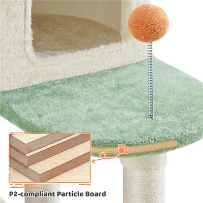Show full view: Yaheetech Paw-Shaped Play Cat Tower, 57.5-in slide 7 of 8