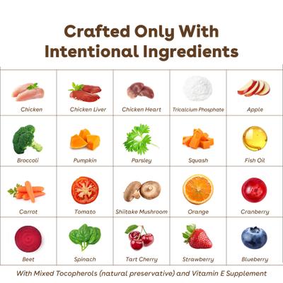 Show full view: Pupford Good Dog Food Chicken Recipe Freeze-Dried Dog Food, 25-oz bag slide 8 of 10