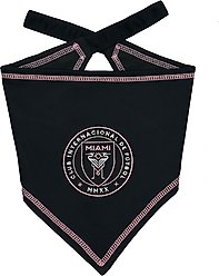Pets First MLS Team Tie Around Dog Bandana, Small/Medium, Inter Miami CF