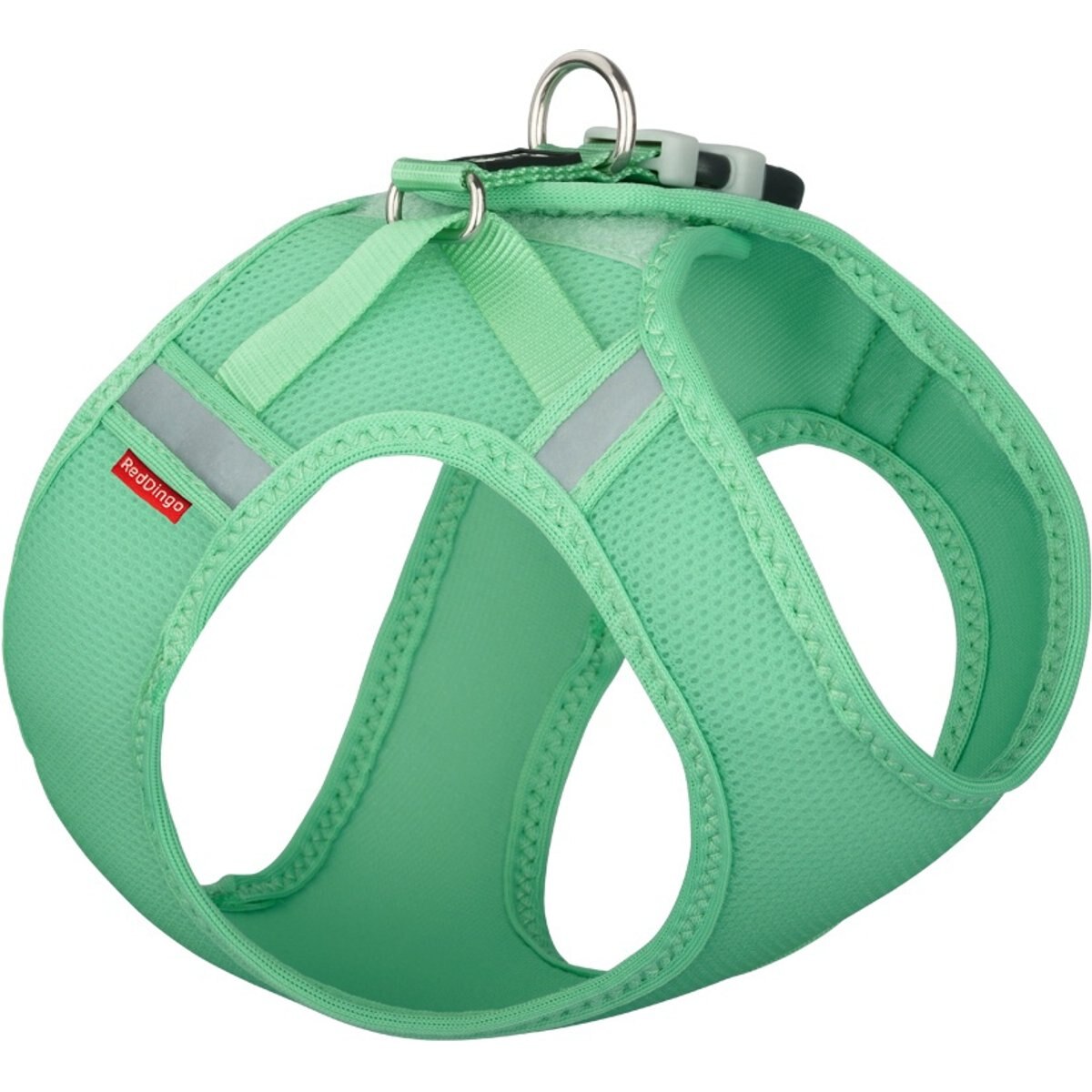 Red Dingo Mesh Dog Harness, Pastel Green, Medium: 15 to 17-in chest