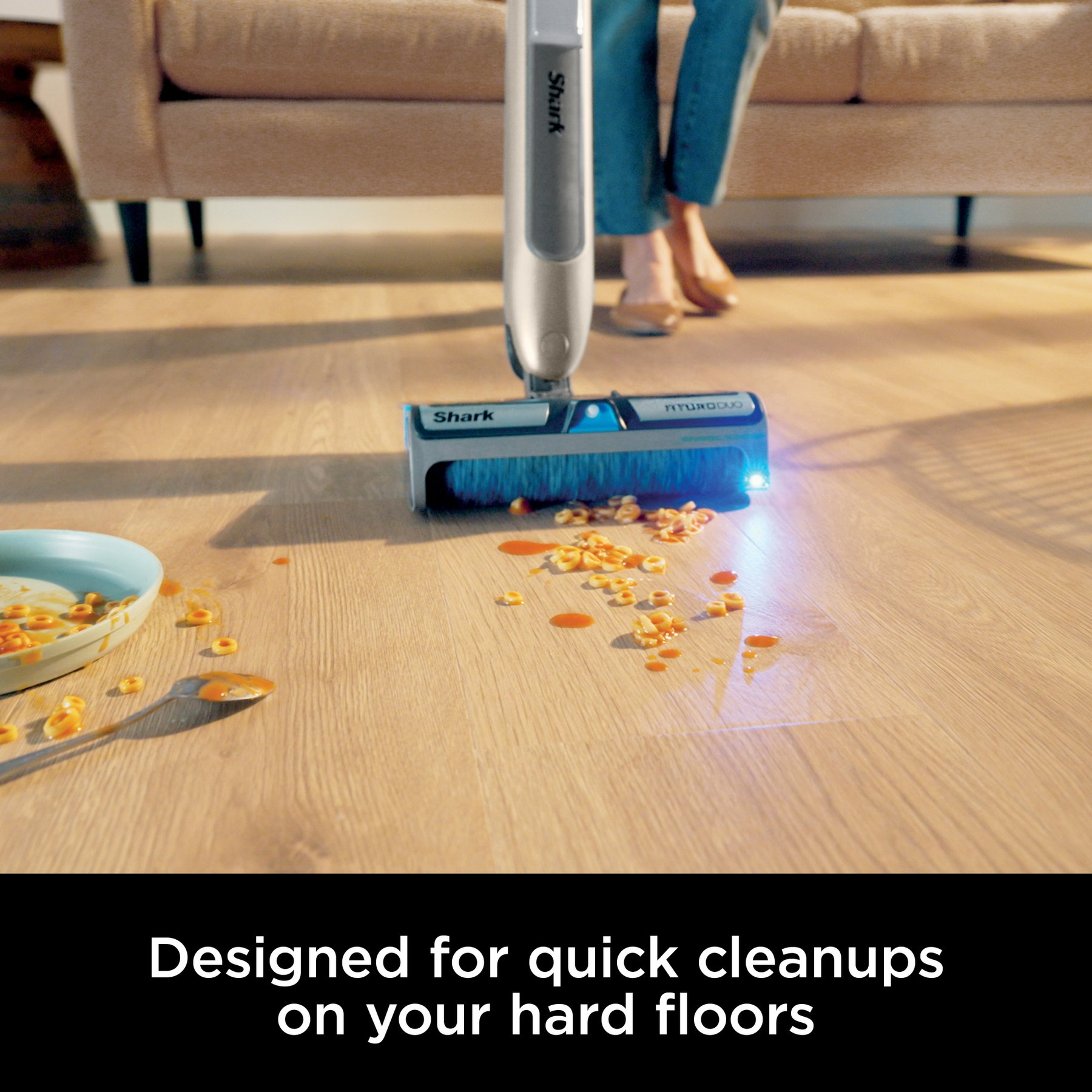 Shark HydroDuo Cordless Wet Dry Hard Floor Vacuum & Mop, Stone Metallic