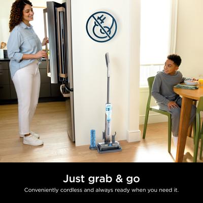 Show full view: Shark HydroDuo Cordless Wet Dry Hard Floor Vacuum & Mop, Stone Metallic slide 6 of 9