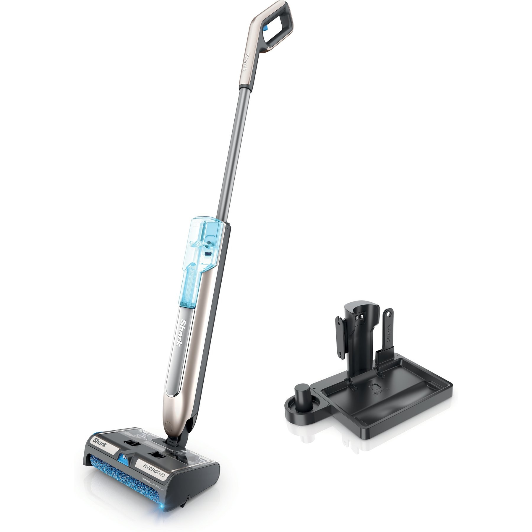 Shark HydroDuo Cordless Wet Dry Hard Floor Vacuum & Mop, Stone Metallic