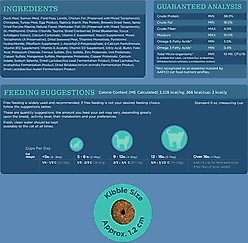 Blackwood Duck Meal, Salmon Meal & Field Pea Grain-Free Dry Cat Food, 13.22-lb bag slide 2 of 7