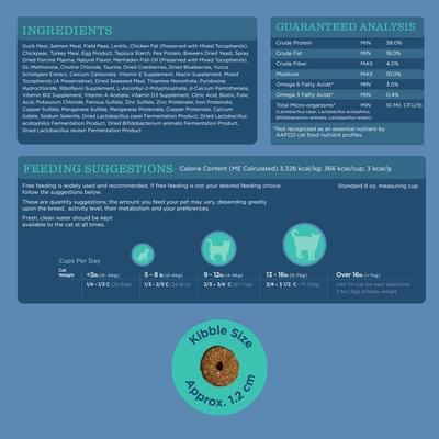 Show full view: Blackwood Duck Meal, Salmon Meal & Field Pea Grain-Free Dry Cat Food, 13.22-lb bag slide 8 of 10