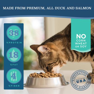 Show full view: Blackwood Duck Meal, Salmon Meal & Field Pea Grain-Free Dry Cat Food, 13.22-lb bag slide 3 of 10