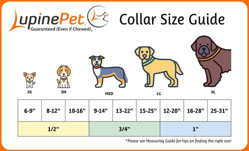 Show full view: LupinePet Eco Dog Collar, Granite, X-Large: 25 to 31-in neck, 1-in wide slide 2 of 5