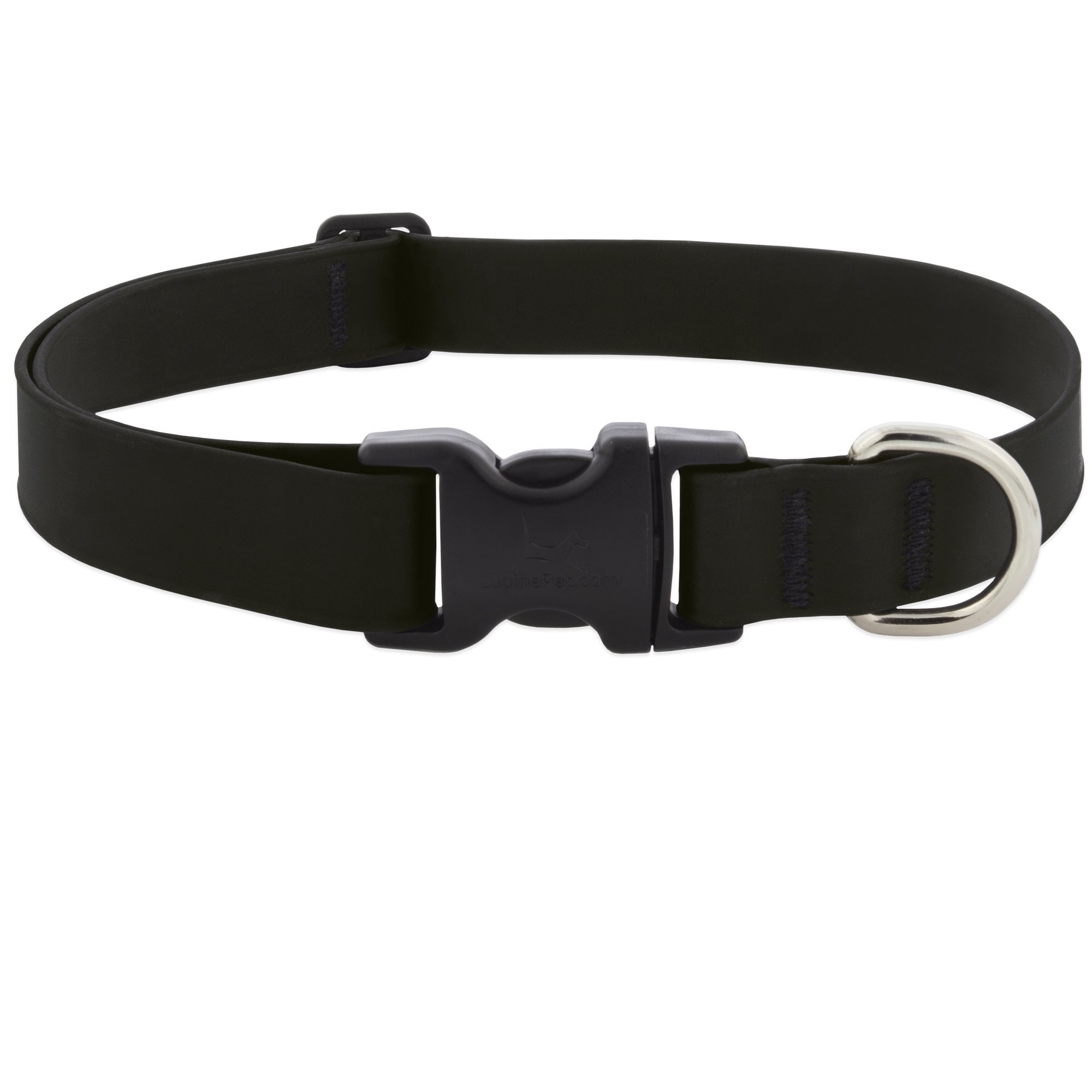 Lupinepet Waterproof Biothane Standard Dog Collar, Neon Green, Medium: 12 To 20-in Neck, 1-in Wide