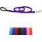 Show in main carousel: LupinePet Basic Solid Padded Handle Dog Leash, Purple, Regular: 6-ft long, 1/2-in wide slide 1 of 6