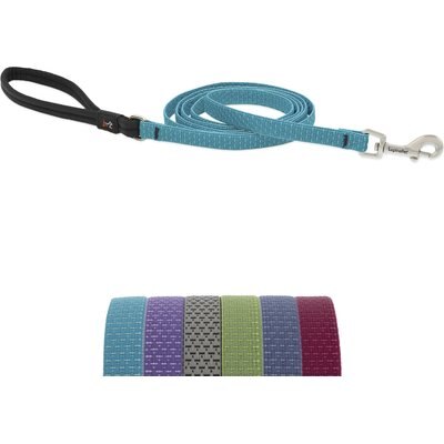 LupinePet LupinePet ECO Recycled Padded Handle Dog Leash, Tropical Sea, Regular: 4-ft long, 1/2-in wide