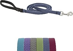 LupinePet ECO Recycled Padded Handle Dog Leash, Mountain Lake, Regular: 6-ft long, 1/2-in wide