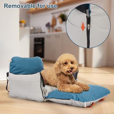 Show full view: Ownpets 3-in-1 Dog Car Seat, Grey, Medium slide 6 of 9