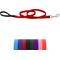 Show in main carousel: LupinePet Basic Solid Padded Handle Dog Leash, Red, Regular: 6-ft long, 1/2-in wide slide 1 of 6