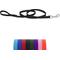 Show in main carousel: LupinePet Basic Solid Padded Handle Dog Leash, Black, Regular: 6-ft long, 1/2-in wide slide 1 of 6